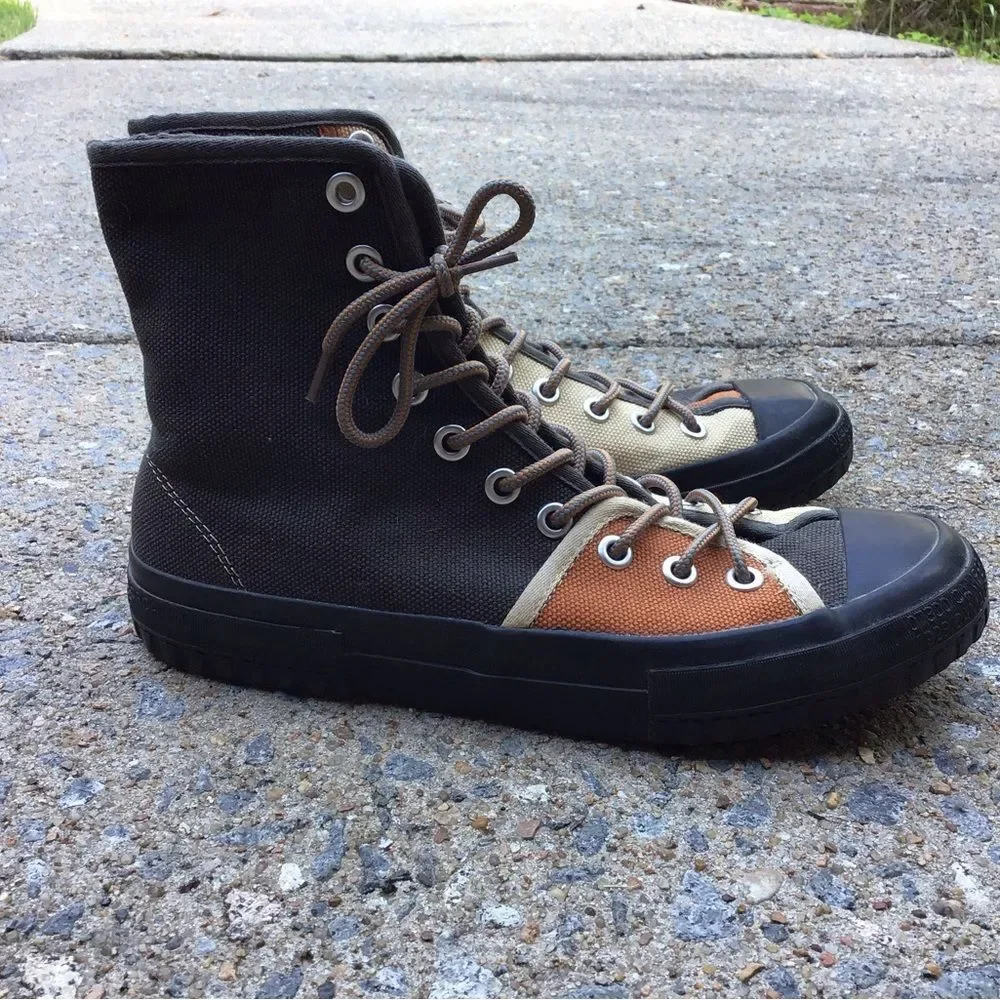 RARE CamperLab Mallorca 1975 Brown and Orange Twins Hi Sneakers